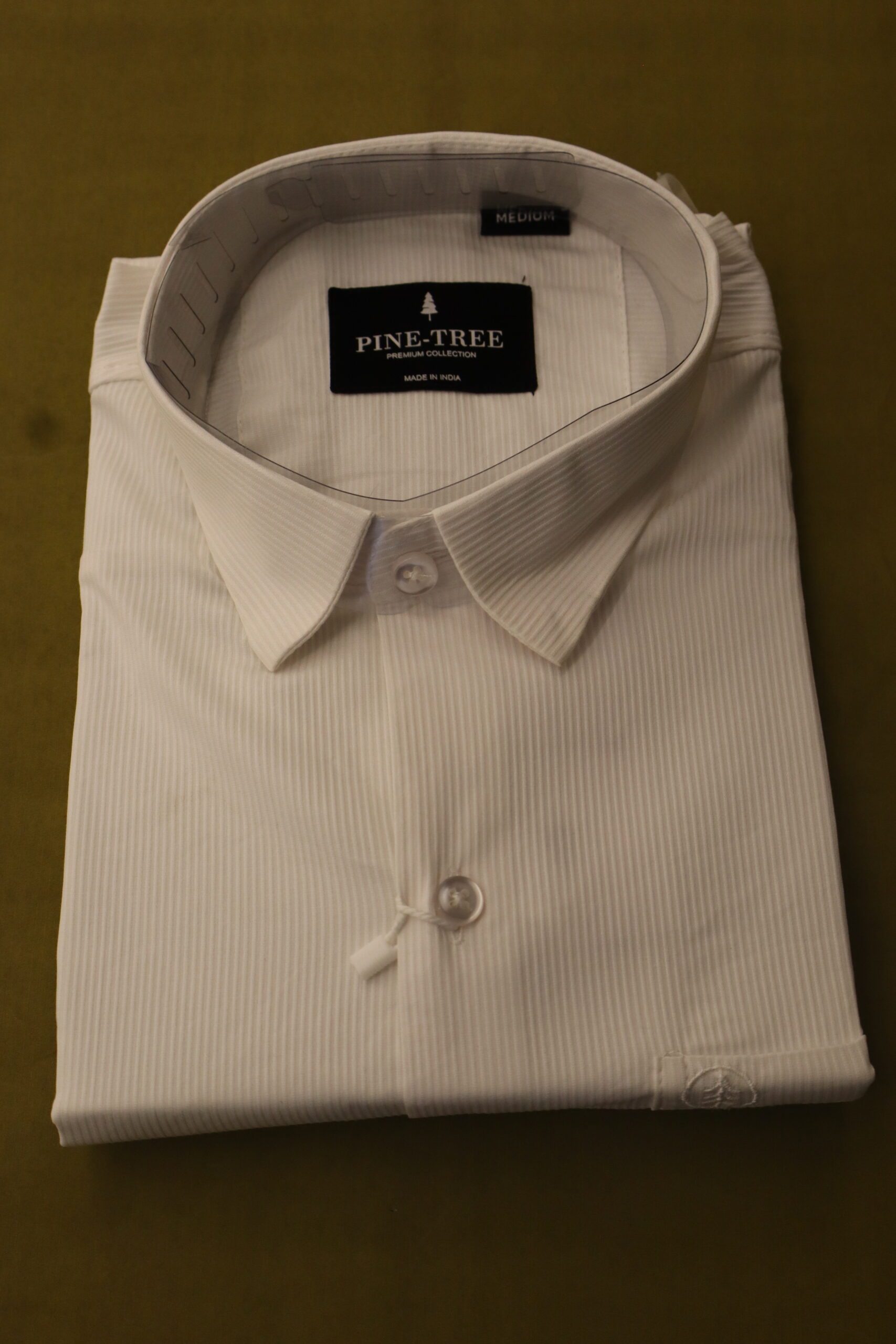 NAGARSEVAK PLAIN SHIRTS WHITE