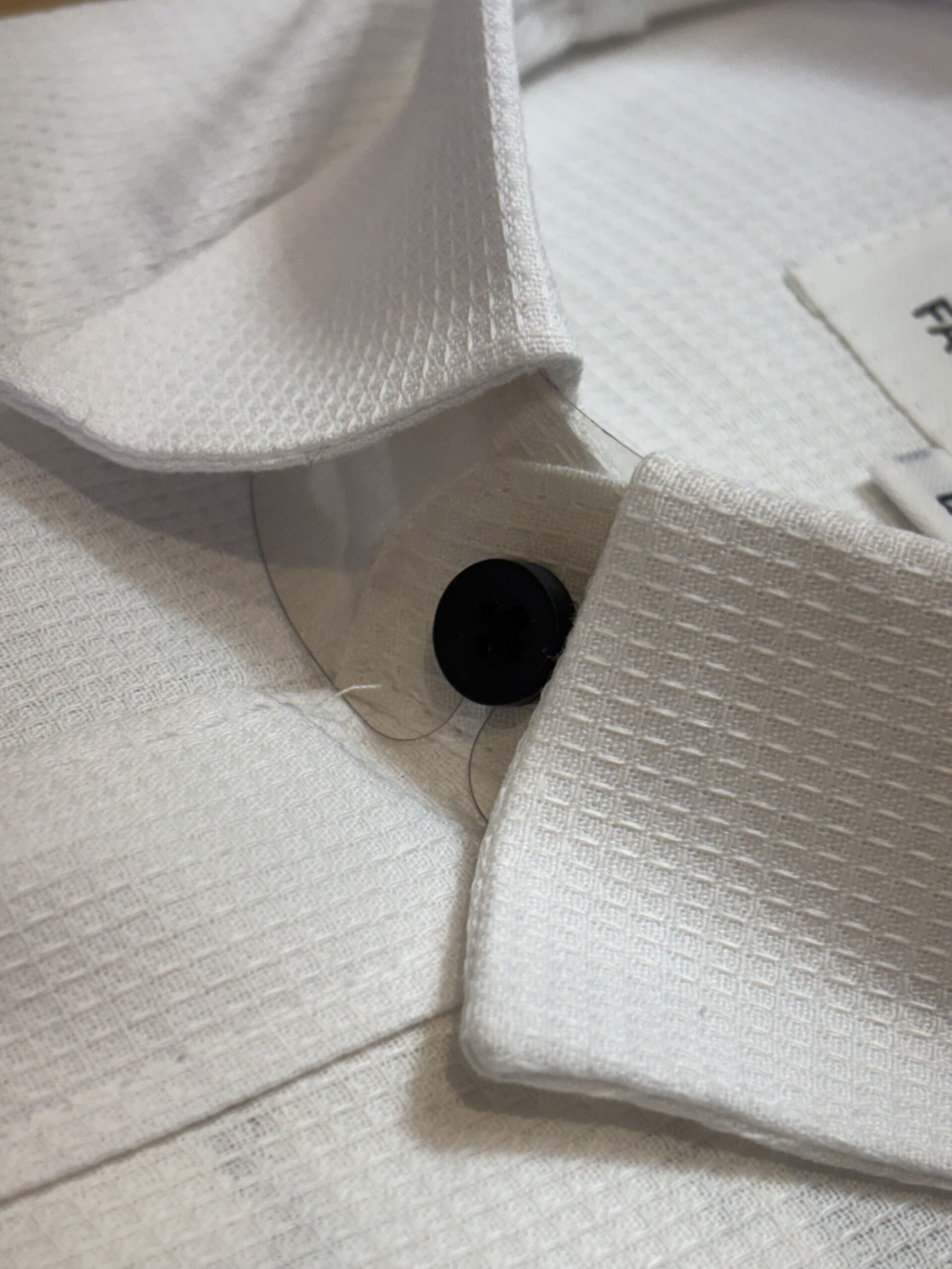 WAFFLE PLAIN SHIRTS WHITE - Image 4