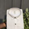 WAFFLE PLAIN SHIRTS WHITE