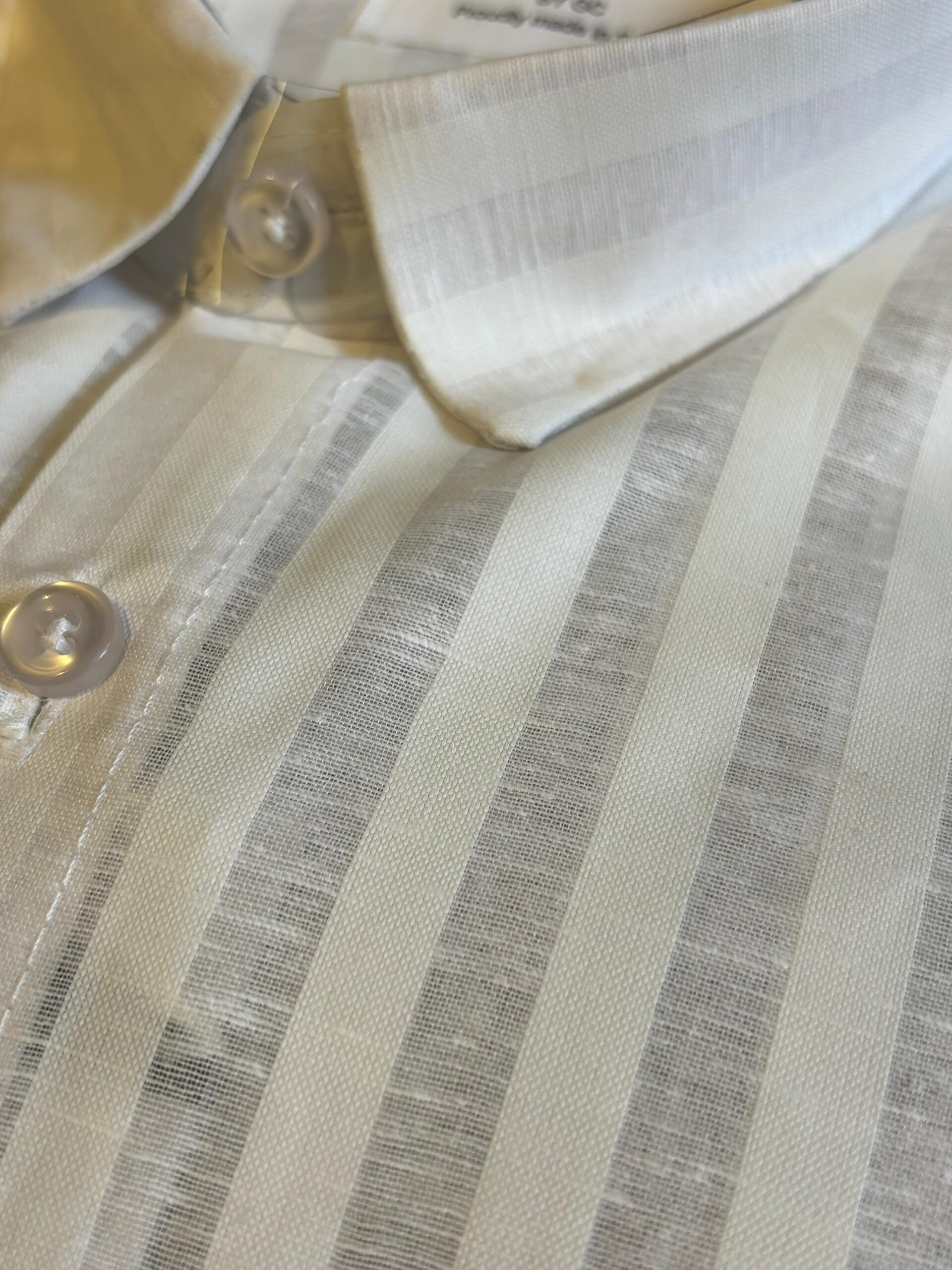 SUBTLE VERTICAL STRIPES LINEN PAPER KHADI - Image 3