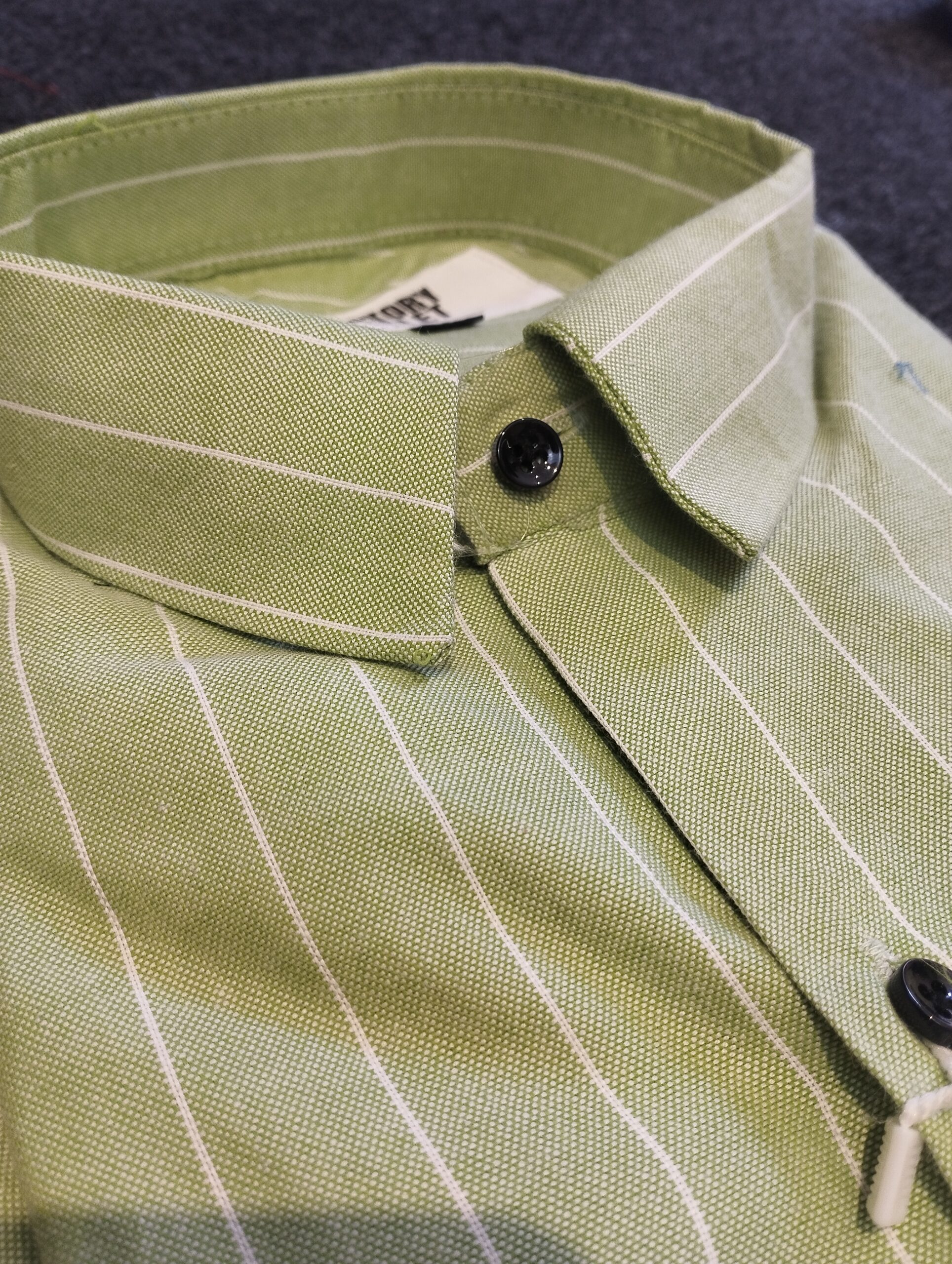 Oxford Vertical Small Stripe Shirts - Image 5