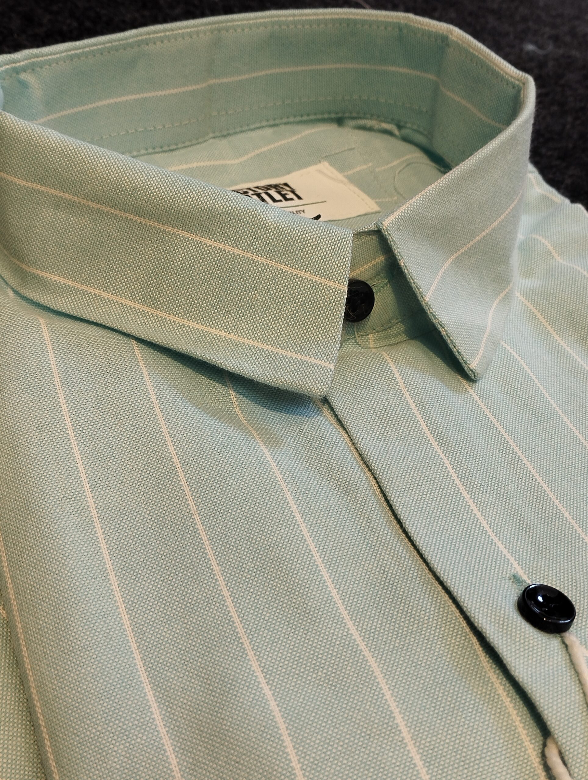 Oxford Vertical Small Stripe Shirts - Image 4