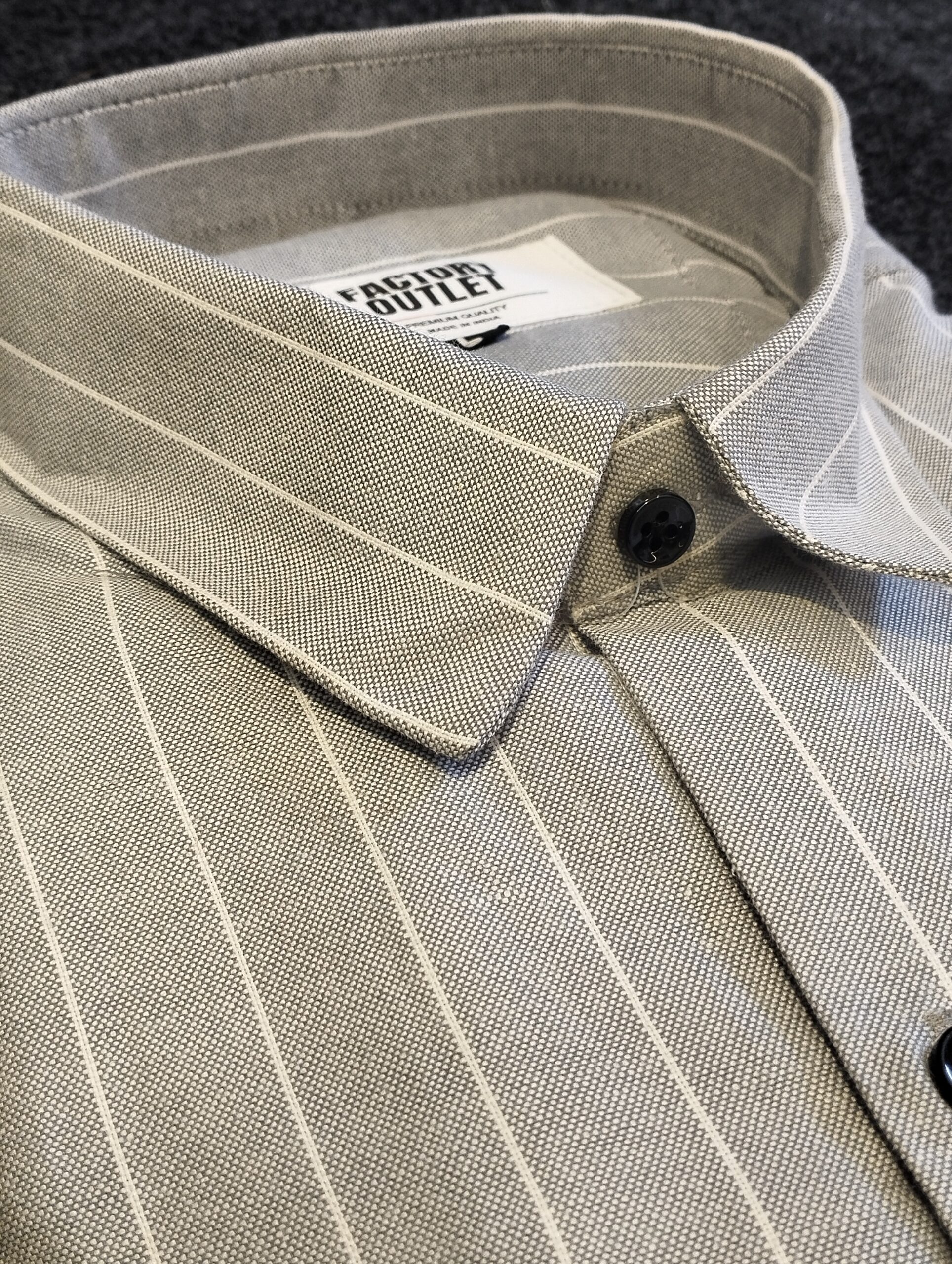 Oxford Vertical Small Stripe Shirts - Image 3