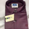 PLAIN IMPORTANT SATIN SHIRT WINE