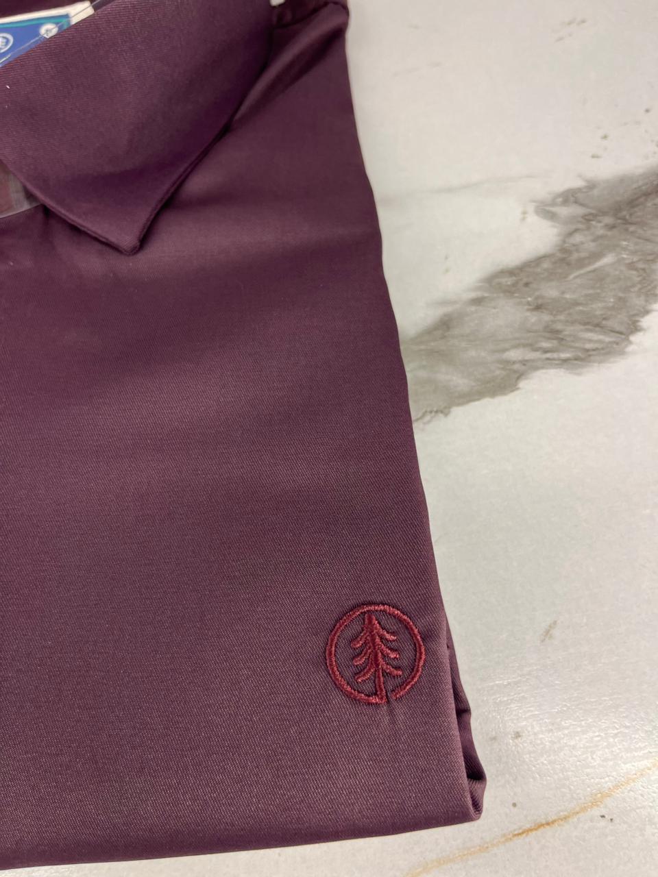 PLAIN IMPORTANT SATIN SHIRT WINE - Image 2