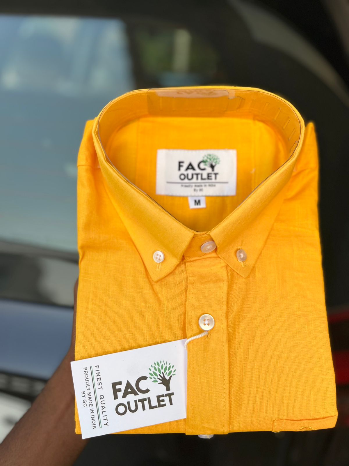 GC PREMIUM LINEN SHIRT YELLOW