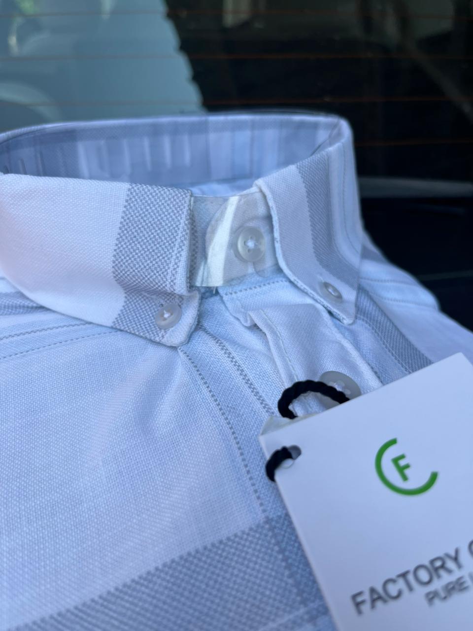 classic checks LOWER BUTTON GRAY - Image 3