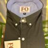 OXFORD LYCRA PLAIN SHIRT BLACK
