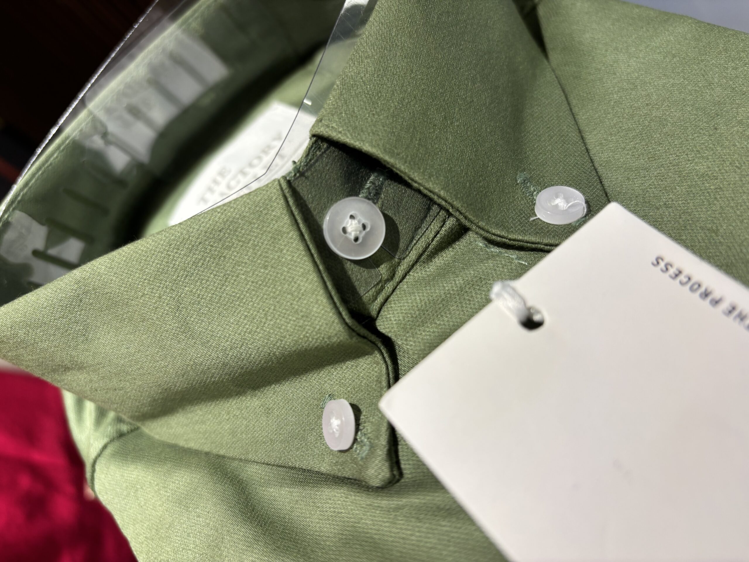 PLAIN DOBBY LYCRA SAGRE GREEN - Image 3