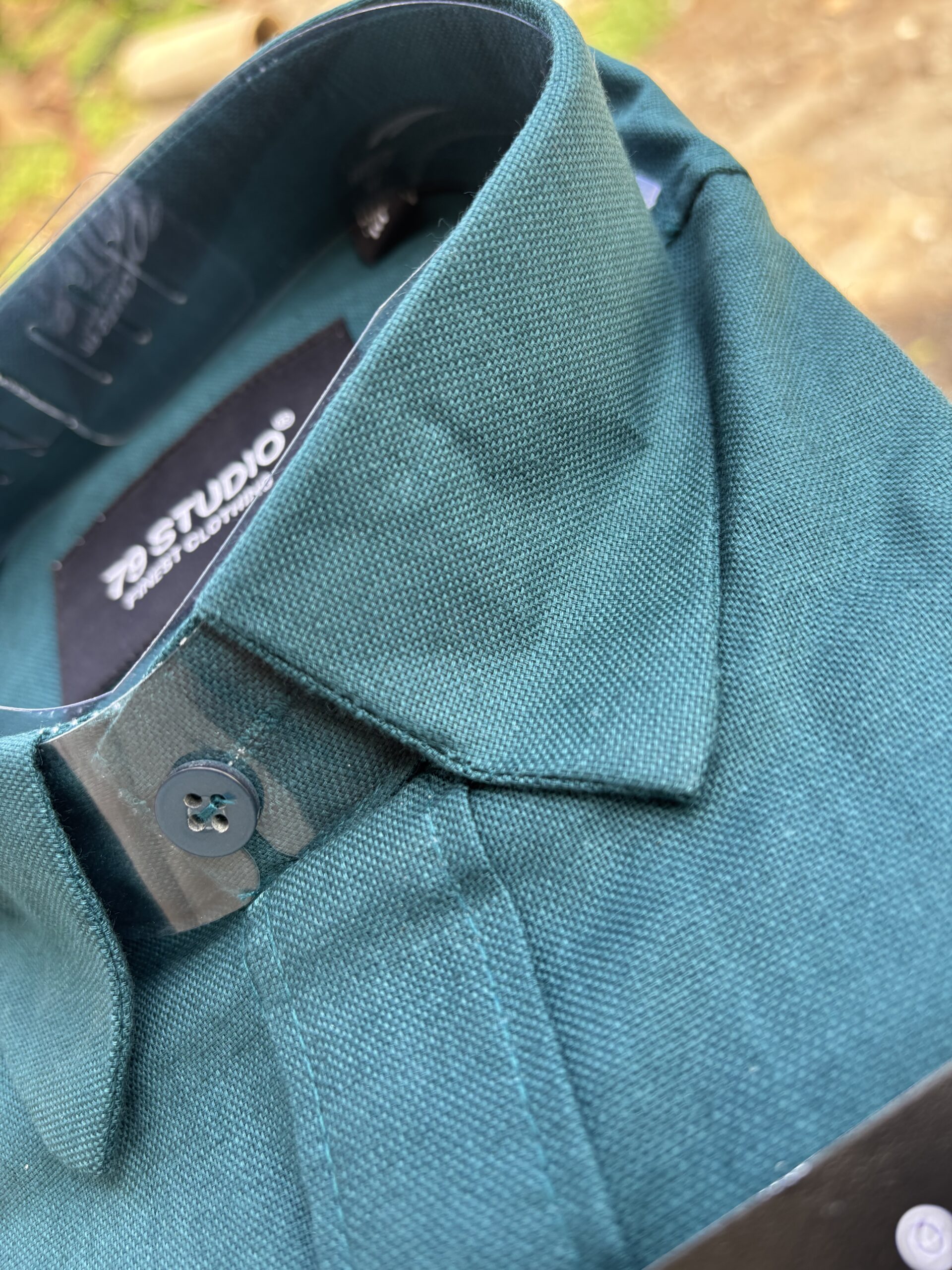 MAHARAJA LINEN RAMA GREEN - Image 3